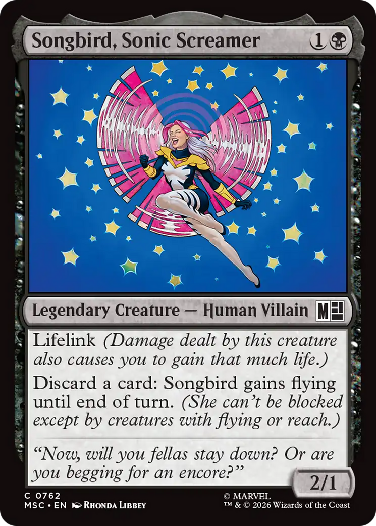 Songbird, Sonic Screamer (MSC) - Foil