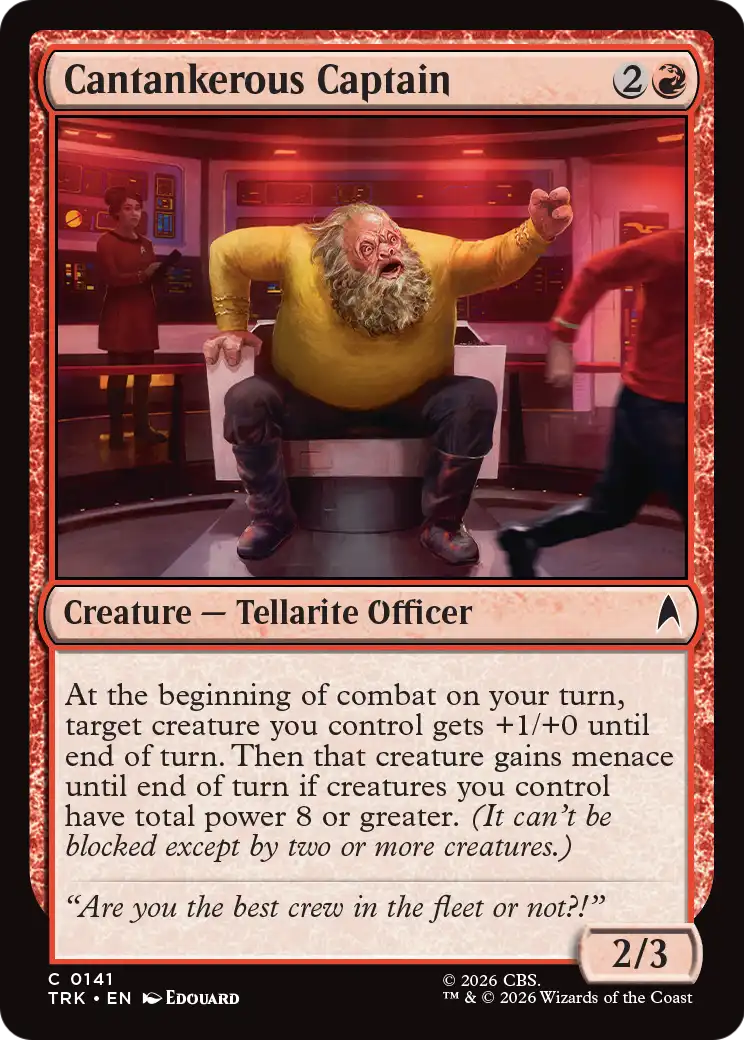 Cantankerous Captain (TRK) - Foil