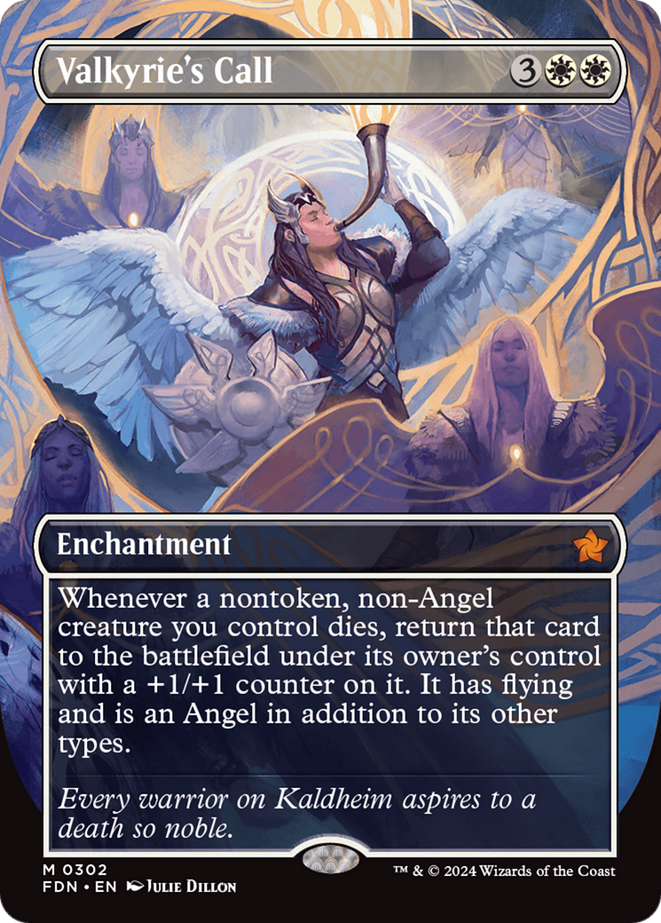 Valkyrie's Call (0302) (Borderless) - Foil