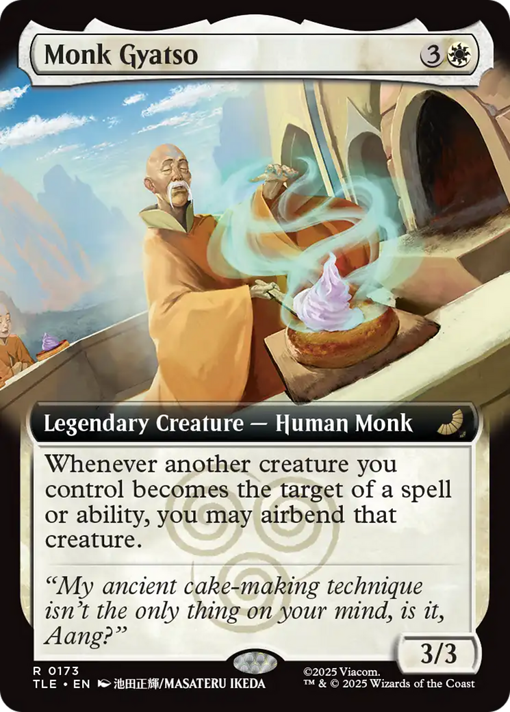 Monk Gyatso (0173) (Extended Art) - Foil tle