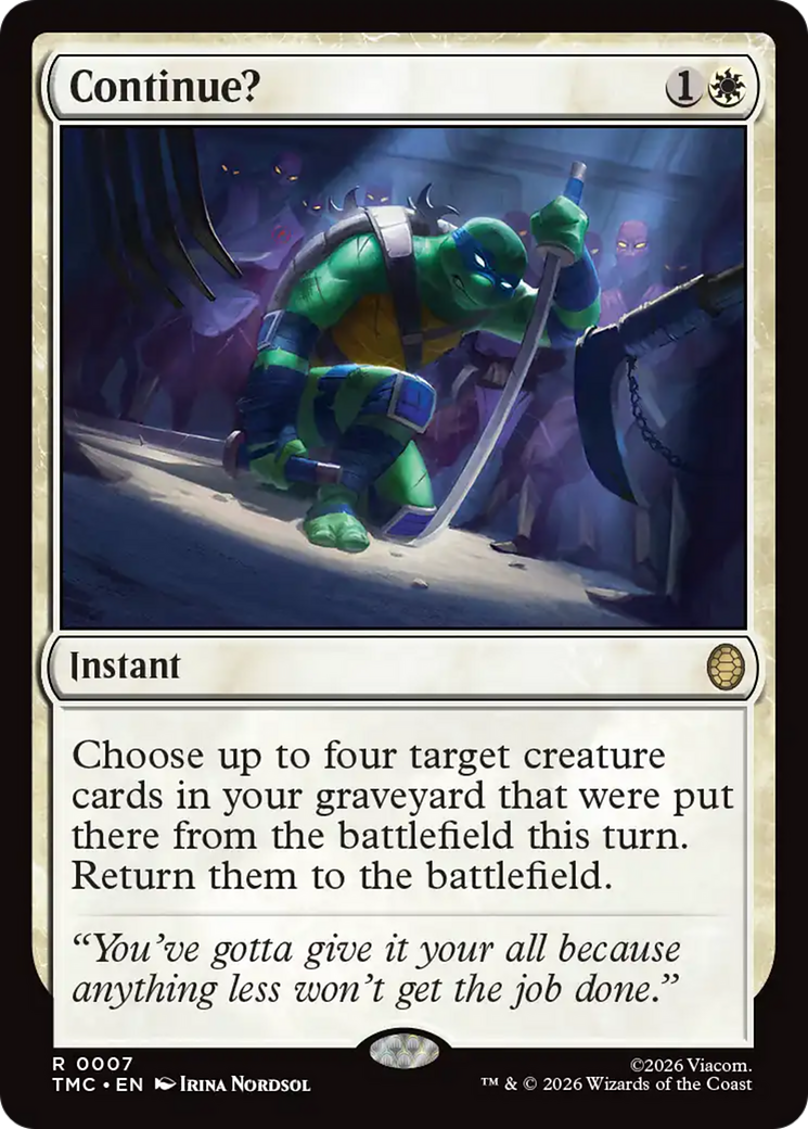 Continue? (TMC)