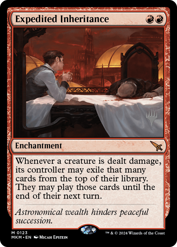 Expedited Inheritance (0123) (Promo Pack) - Foil
