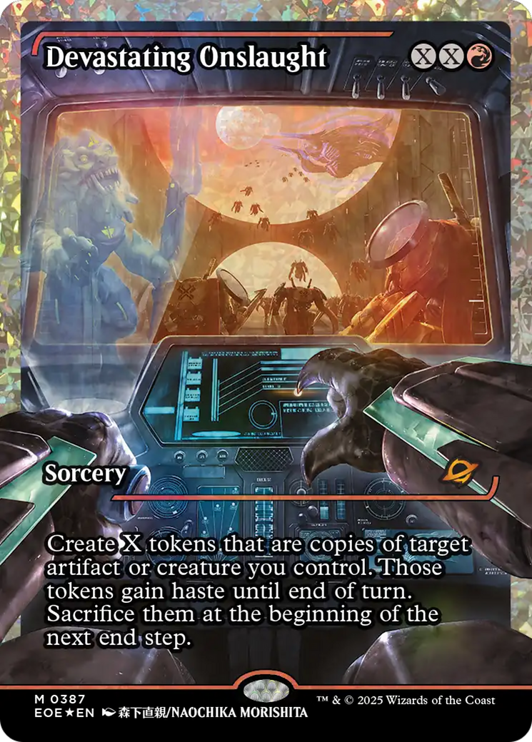 Devastating Onslaught (0387) (Showcase) - Fracture Foil