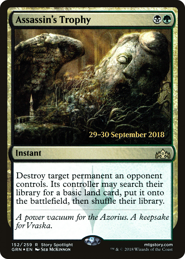 Assassin's Trophy (152) (Prerelease) - Foil