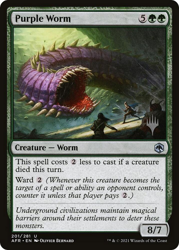 Purple Worm (201) (Promo Pack) - Foil
