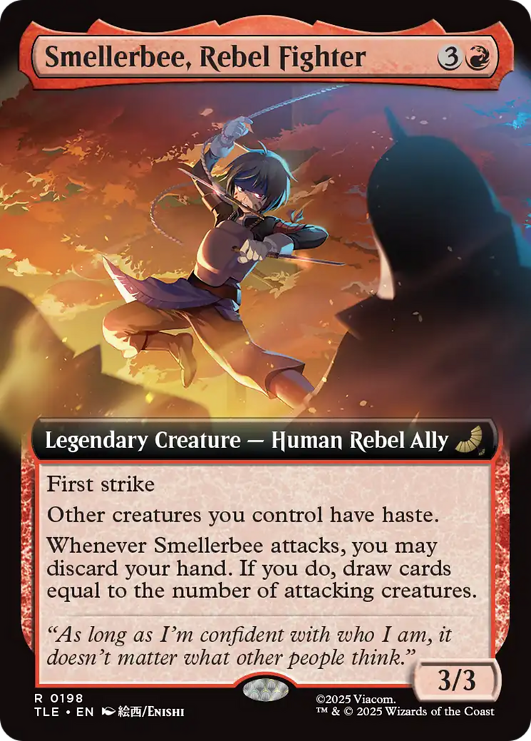 Smellerbee, Rebel Fighter (0198) (Extended Art) - Foil tle