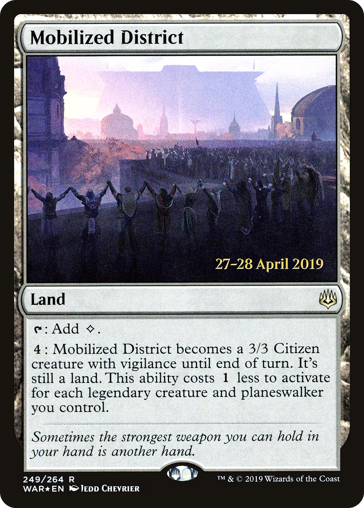 Mobilized District (249) (Prerelease) - Foil