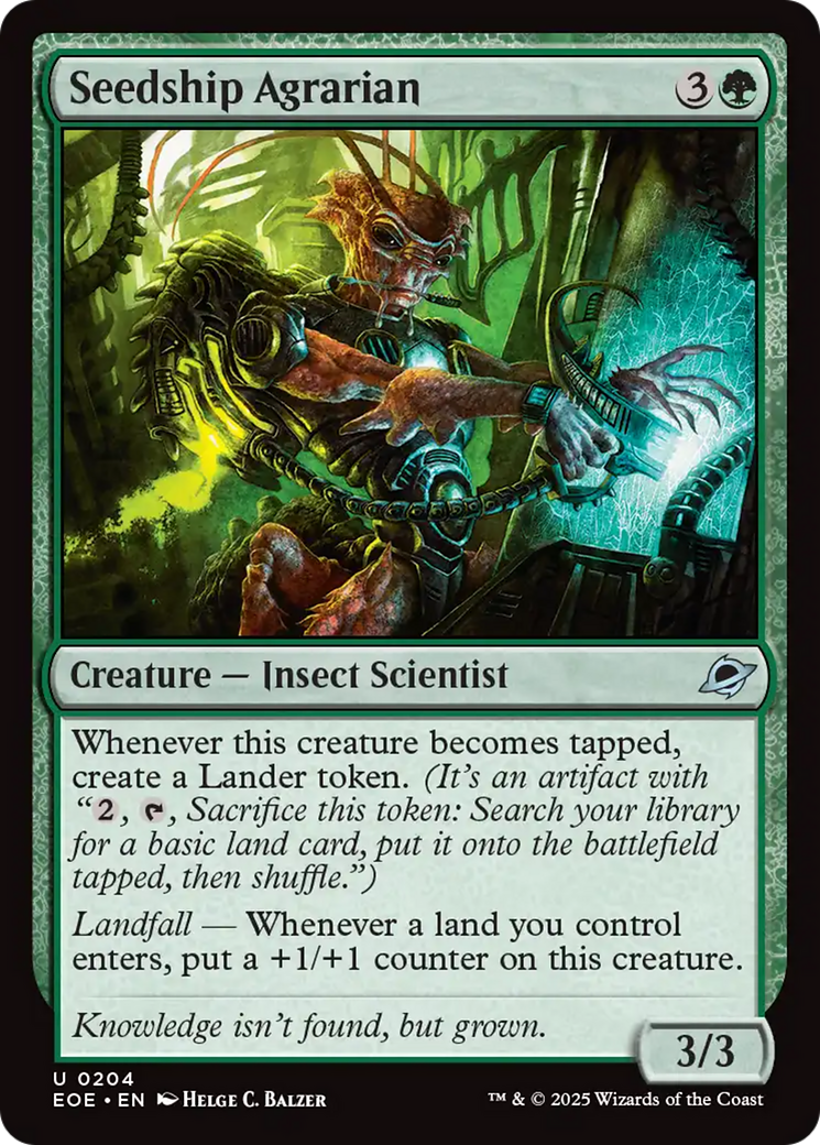 Seedship Agrarian - Foil
