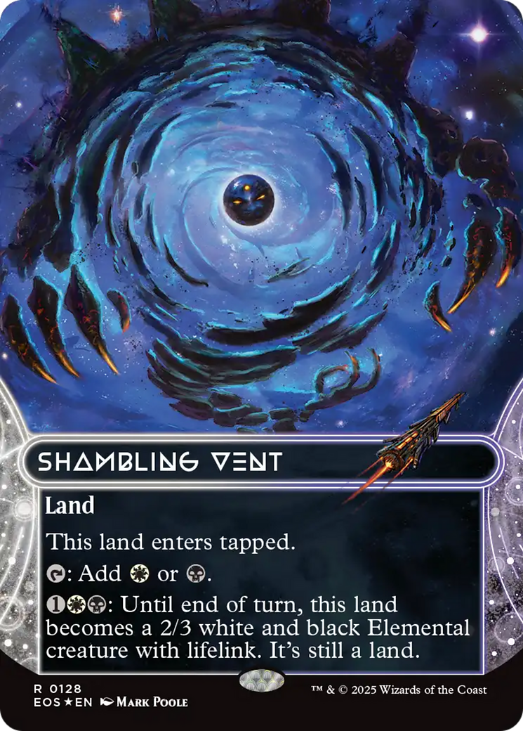 Shambling Vent (0128) (Borderless) - Galaxy Foil