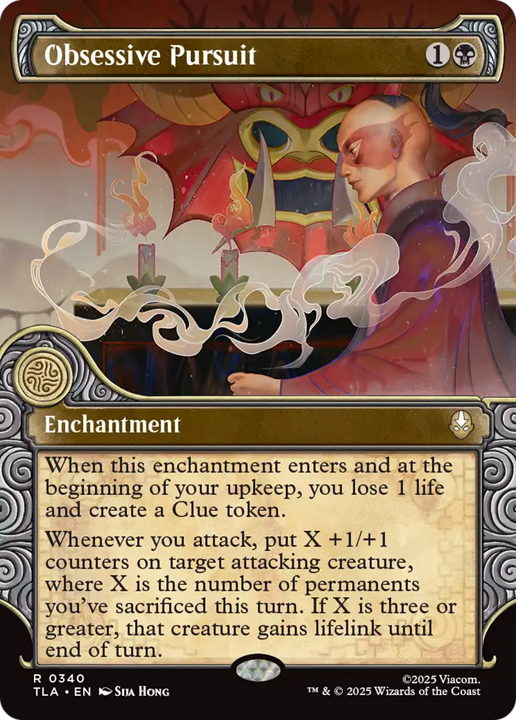 Obsessive Pursuit (0340) (Elemental Frame) - Foil tla