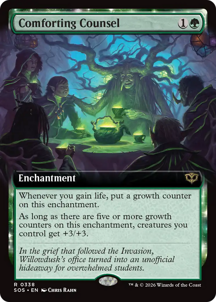 Comforting Counsel (0338) (Extended Art) (SOS) - Foil