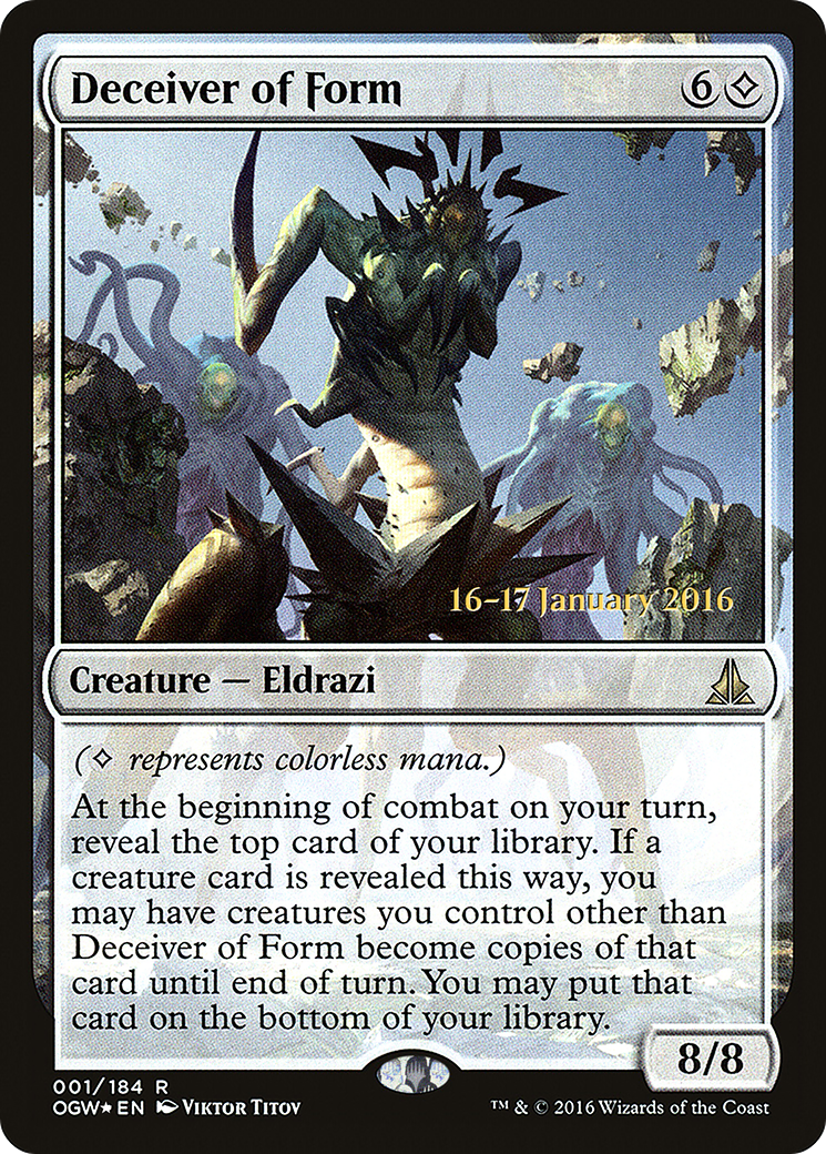 Deceiver of Form (001) (Prerelease) - Foil