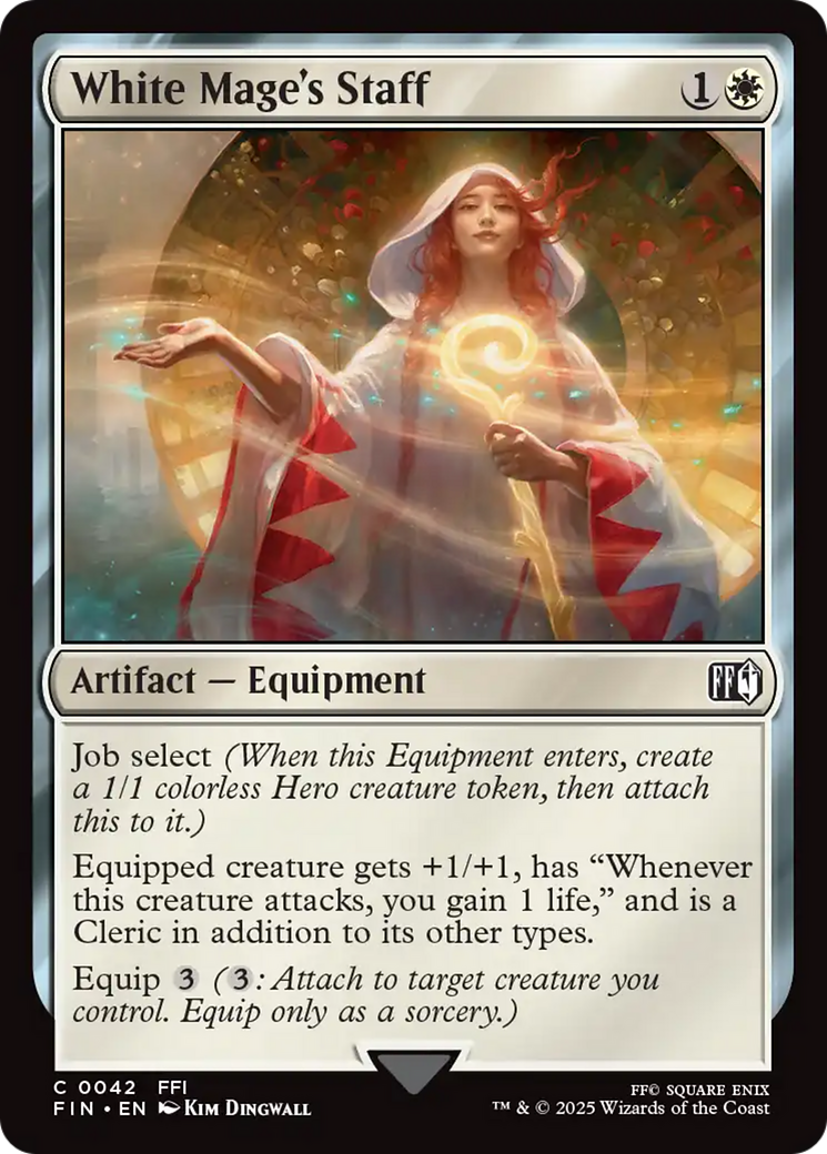 White Mage's Staff - Foil