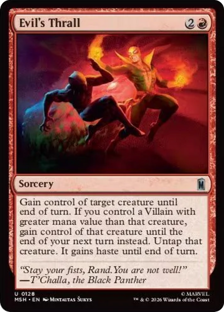 Evil's Thrall (MSH) - Foil