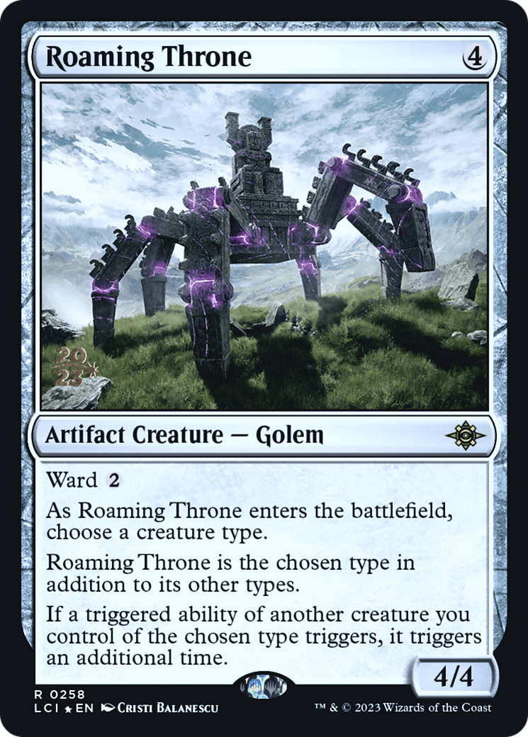Roaming Throne (0258) (Prerelease) - Foil