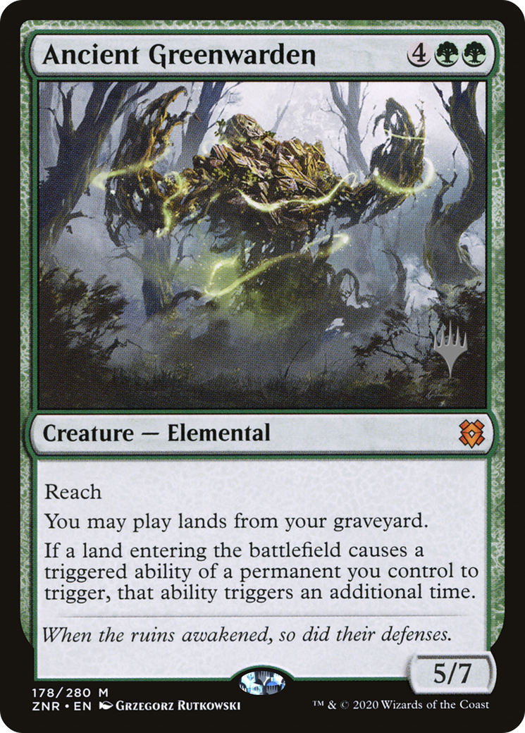Ancient Greenwarden (178) (Promo Pack) - Foil
