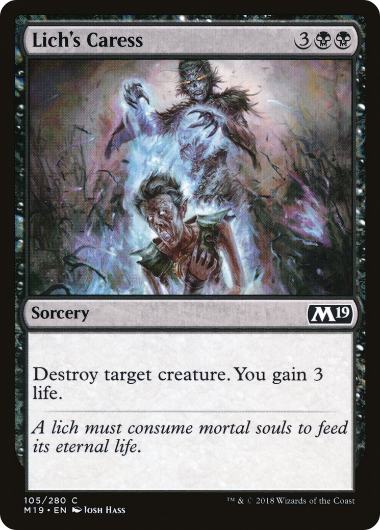 Lich's Caress - Foil