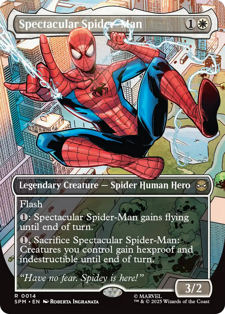 Spectacular Spider-Man (0014) (Borderless) - Foil