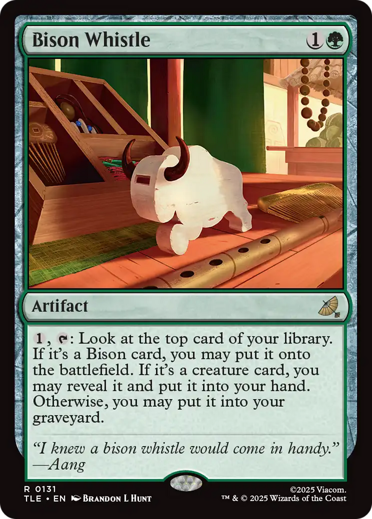 Bison Whistle - Foil tle