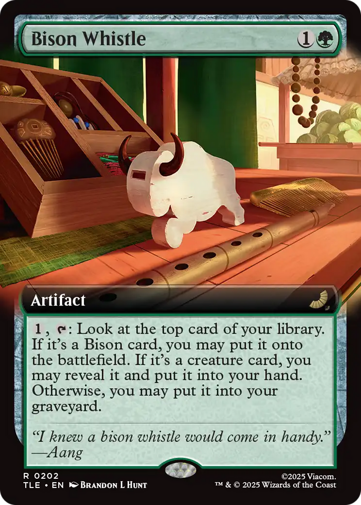 Bison Whistle (0202) (Extended Art) - Foil tle