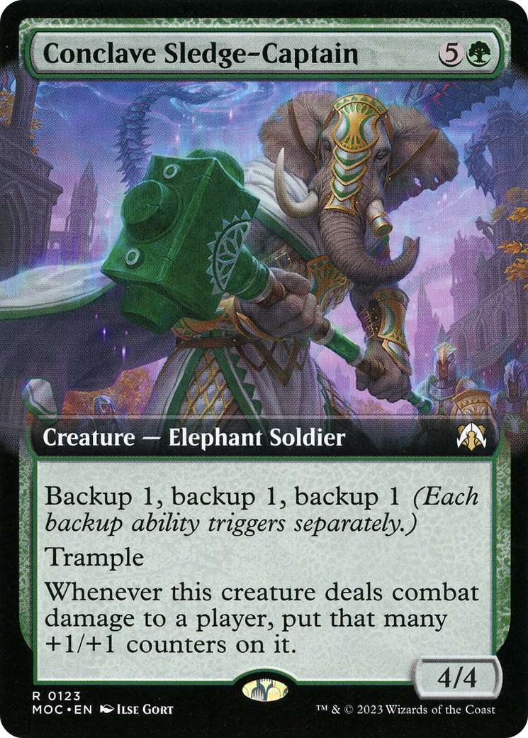 Conclave Sledge-Captain (0123) (Extended Art)