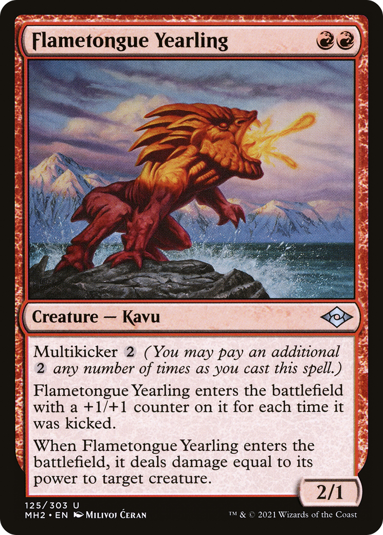 Flametongue Yearling - Foil