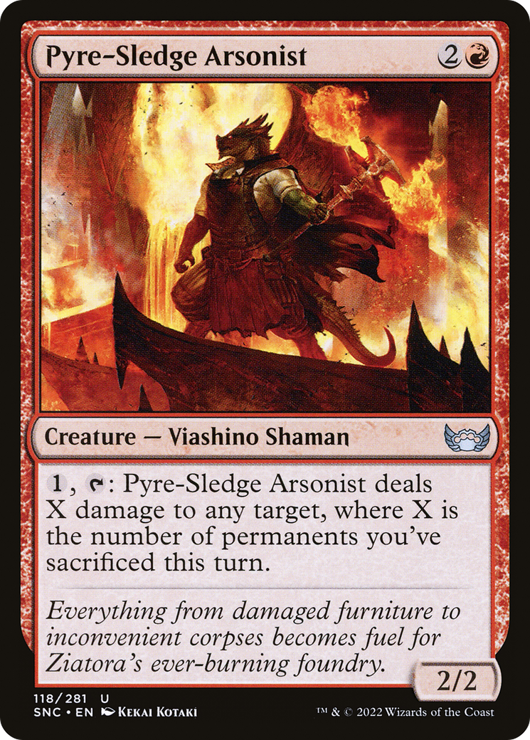 Pyre-Sledge Arsonist - Foil