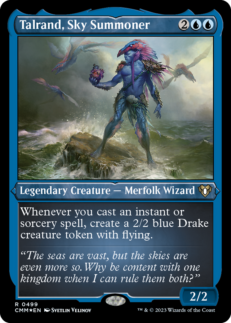 Talrand, Sky Summoner (0499) - Foil Etched