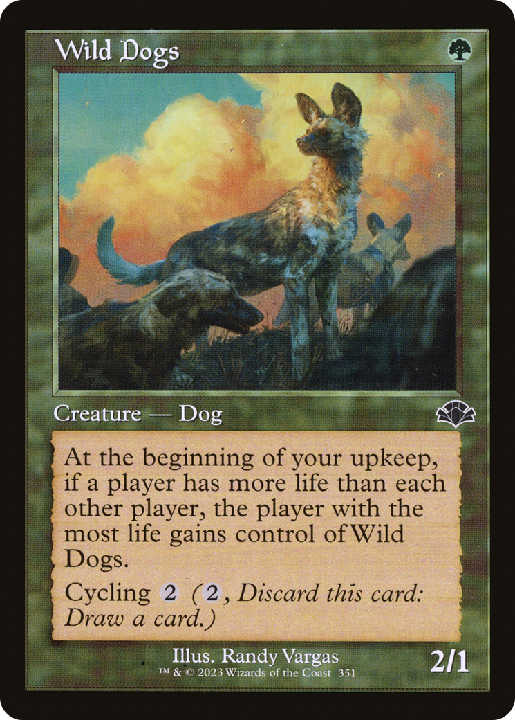 Wild Dogs (351) (Retro Frame) - Foil