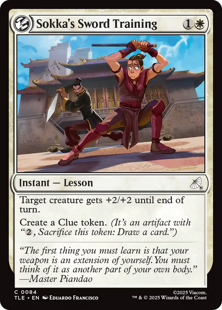 Sokka's Sword Training - Foil tle