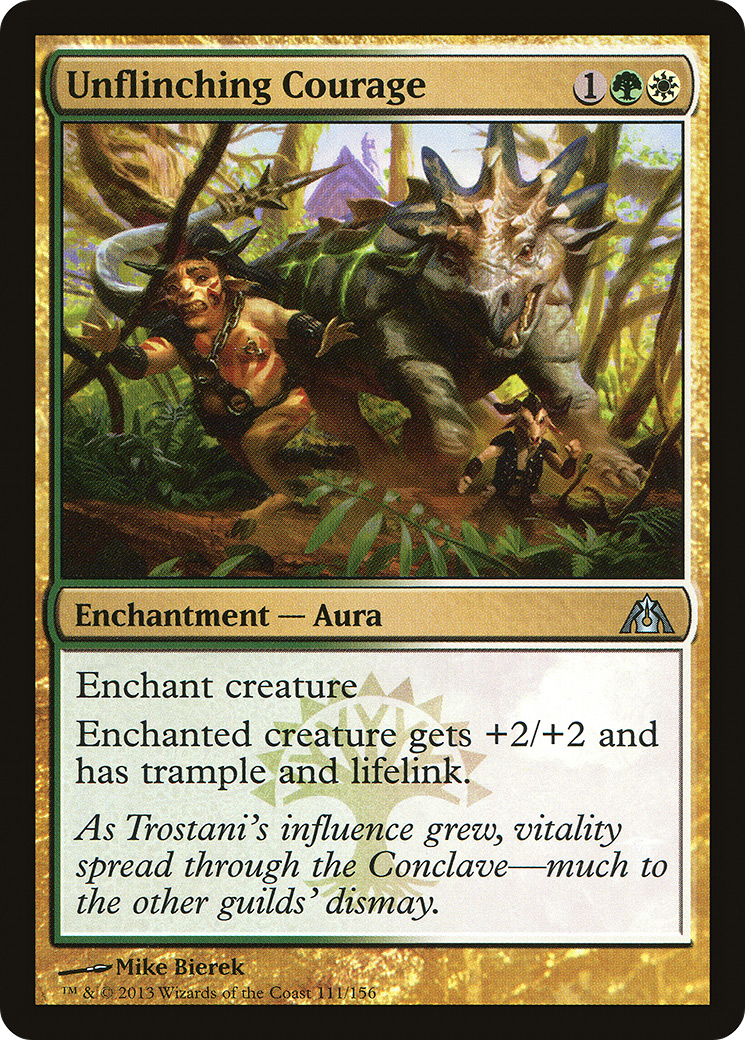 Unflinching Courage - Foil