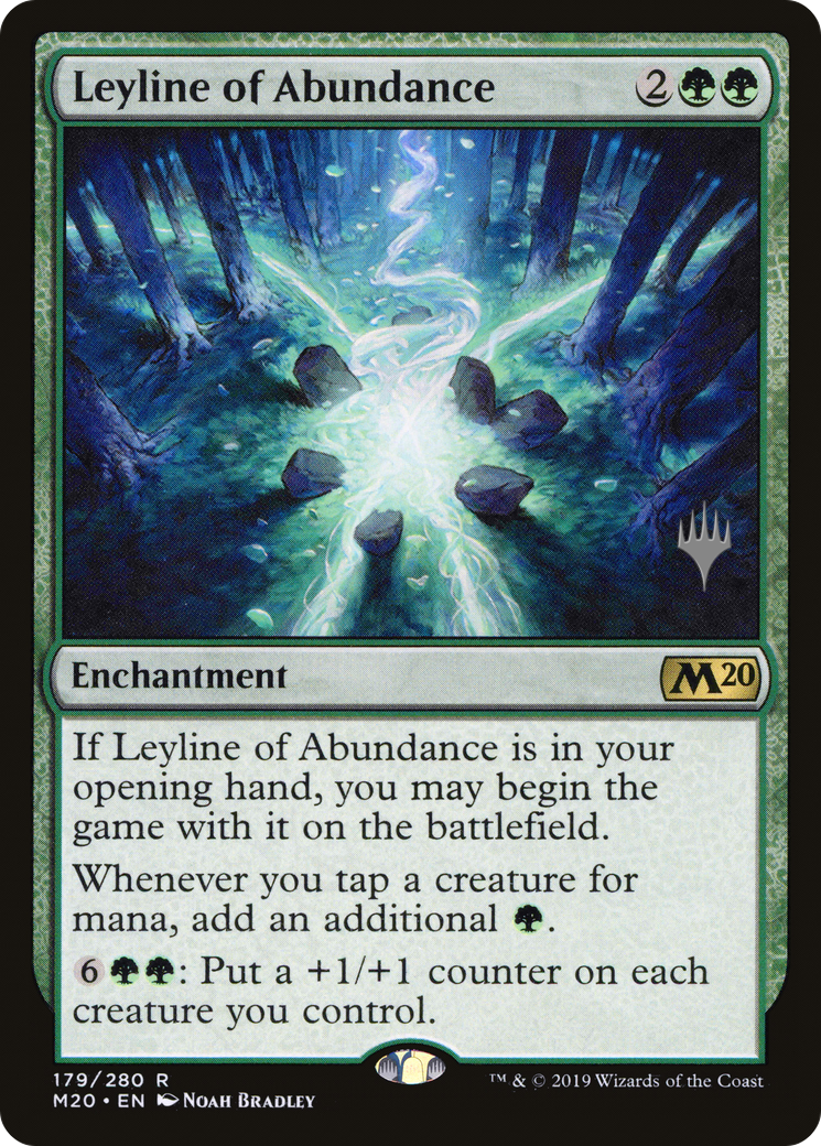 Leyline of Abundance (179) (Promo Pack) - Foil