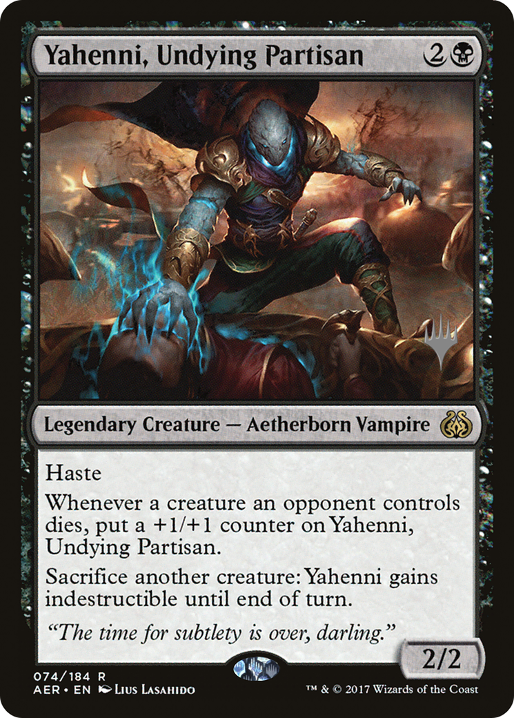 Yahenni, Undying Partisan (074) (Promo Pack)