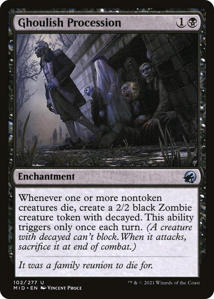 Ghoulish Procession - Foil