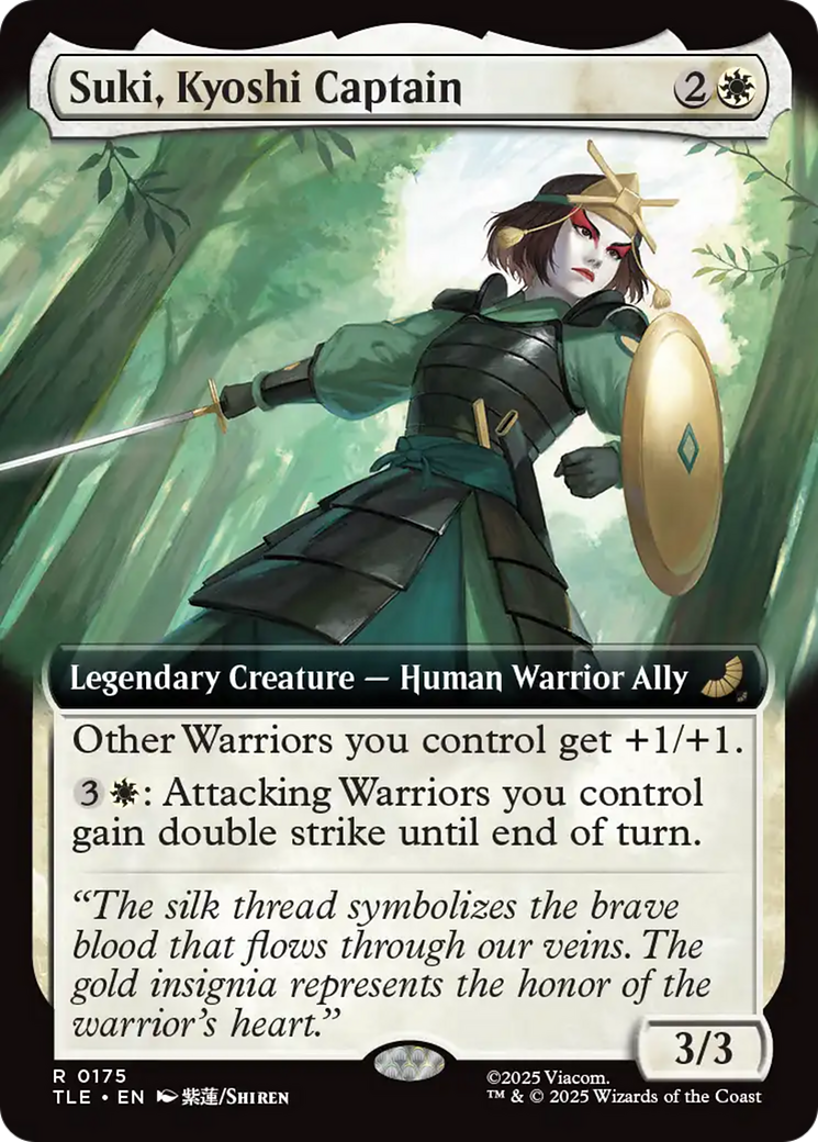 Suki, Kyoshi Captain (0175) (Extended Art) - Foil tle