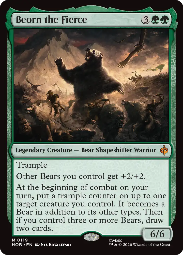 Beorn the Fierce (HOB) - Foil
