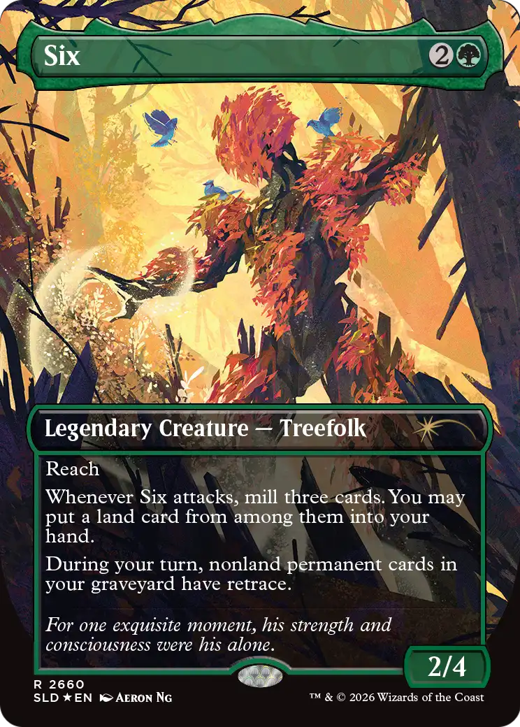 Six (2660) (Borderless) (SLD) - Foil