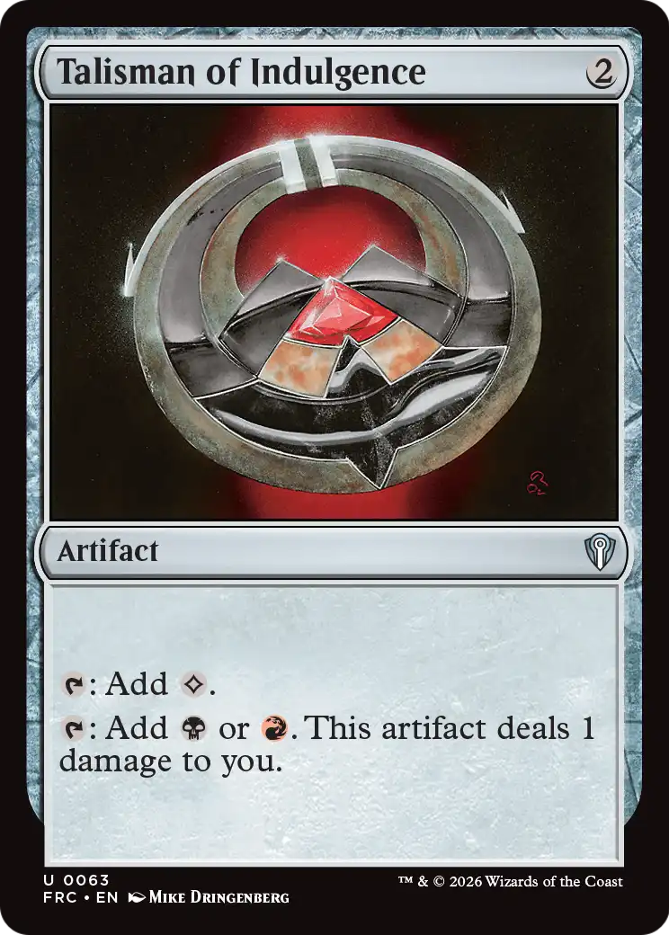 Talisman of Indulgence (FRC) - Foil