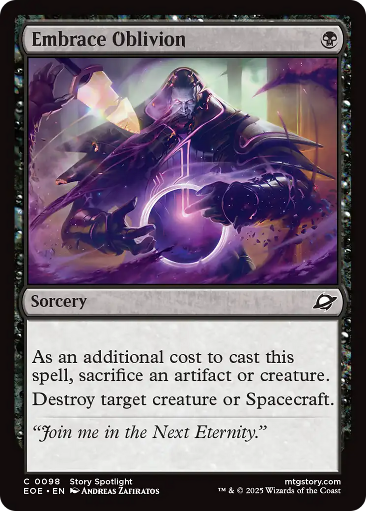 Embrace Oblivion - Foil