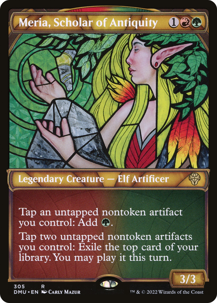 Meria, Scholar of Antiquity (305) (Showcase) - Foil