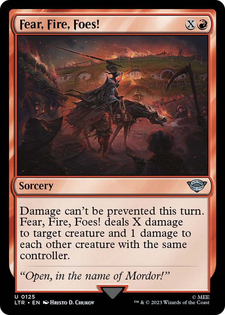 Fear, Fire, Foes! - Foil