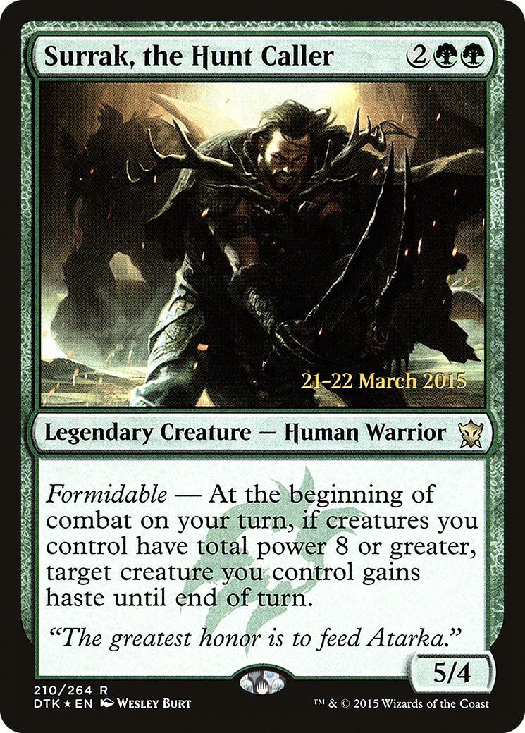 Surrak, the Hunt Caller (210) (Prerelease) - Foil