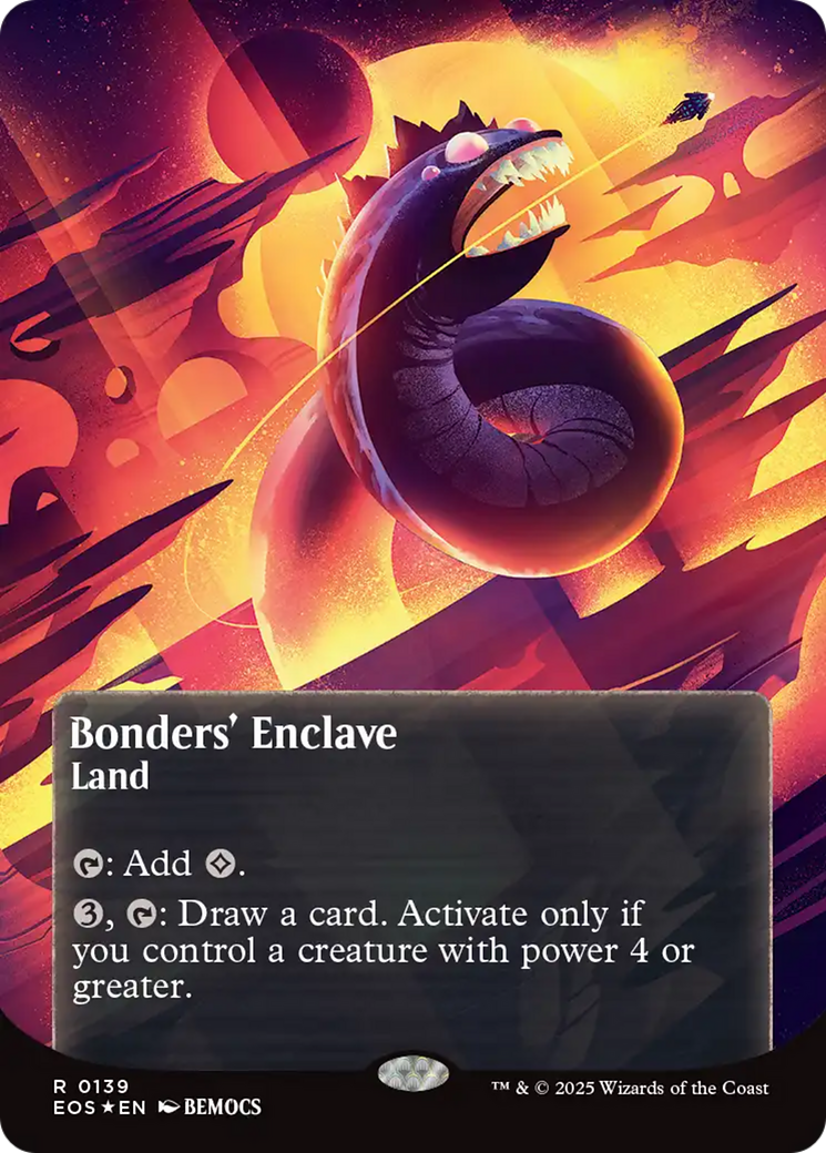 Bonders' Enclave (0139) (Borderless) - Galaxy Foil