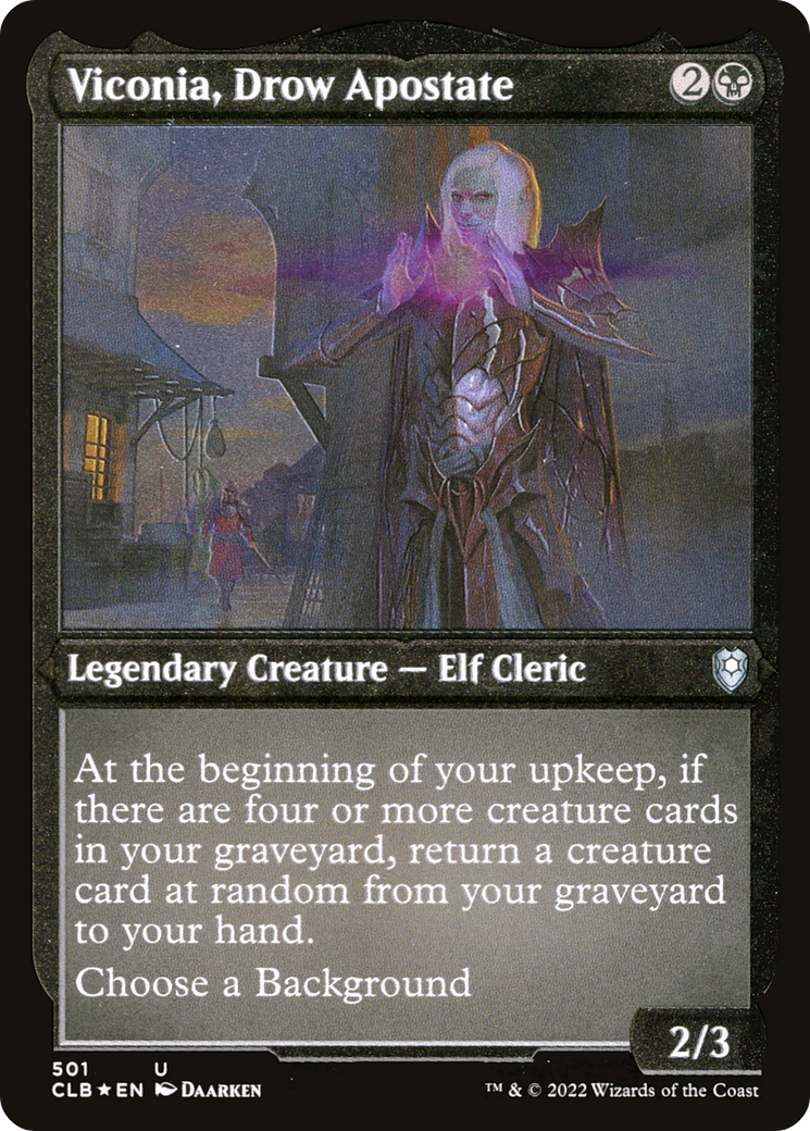 Viconia, Drow Apostate - Foil Etched