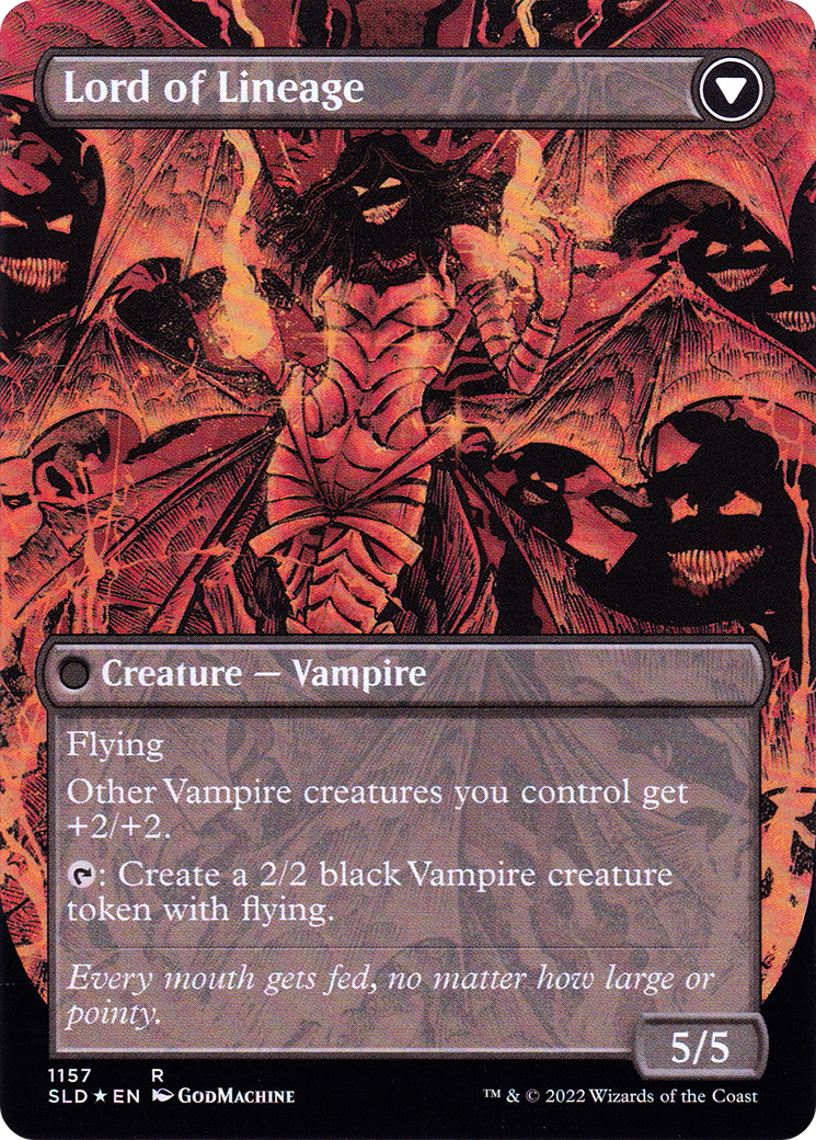 Bloodline Keeper // Lord of Lineage (1157) (Borderless) (SLD) - Foil