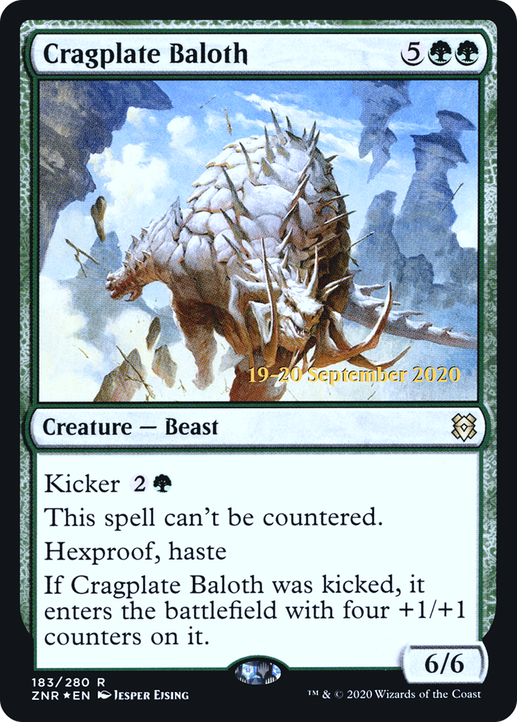 Cragplate Baloth (183) (Prerelease) - Foil