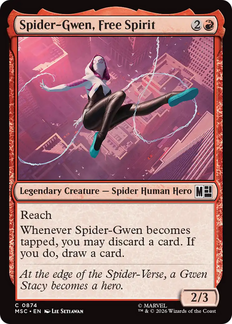 Spider-Gwen, Free Spirit (0874) (MSC) - Surge Foil