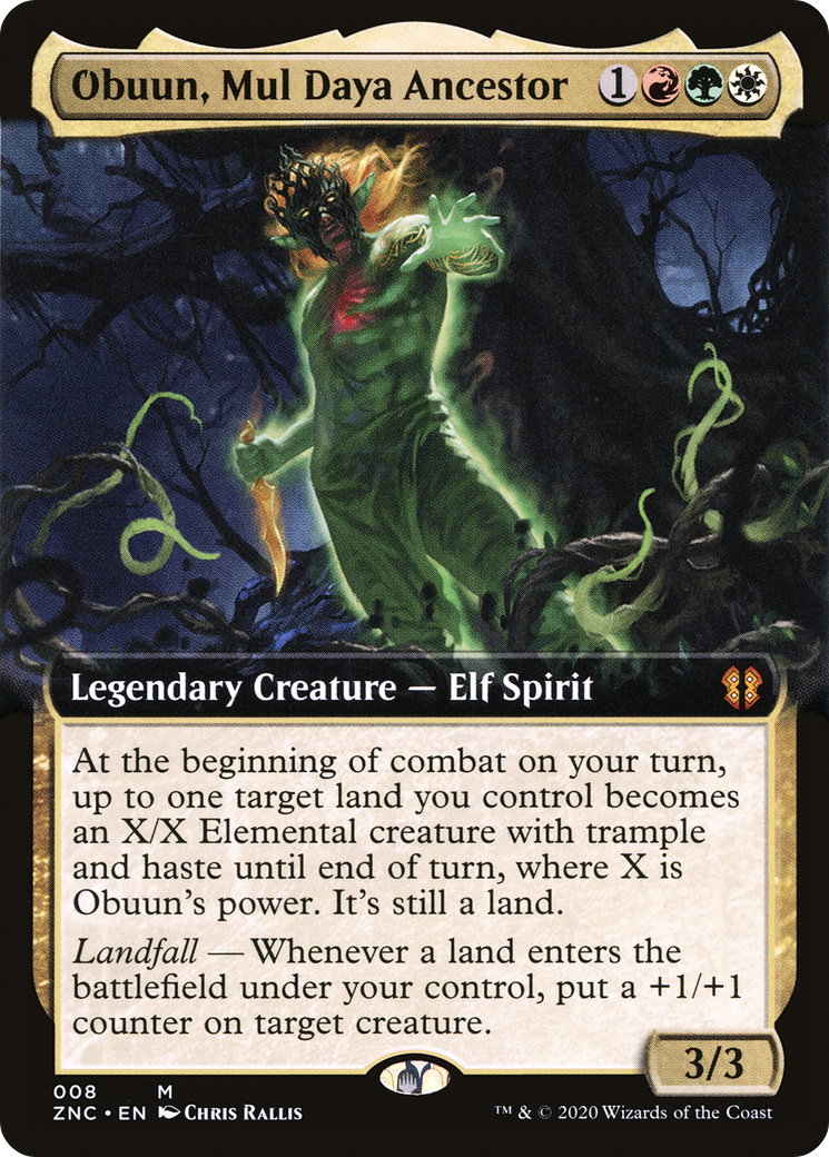 Obuun, Mul Daya Ancestor (008) (Extended Art) - Foil