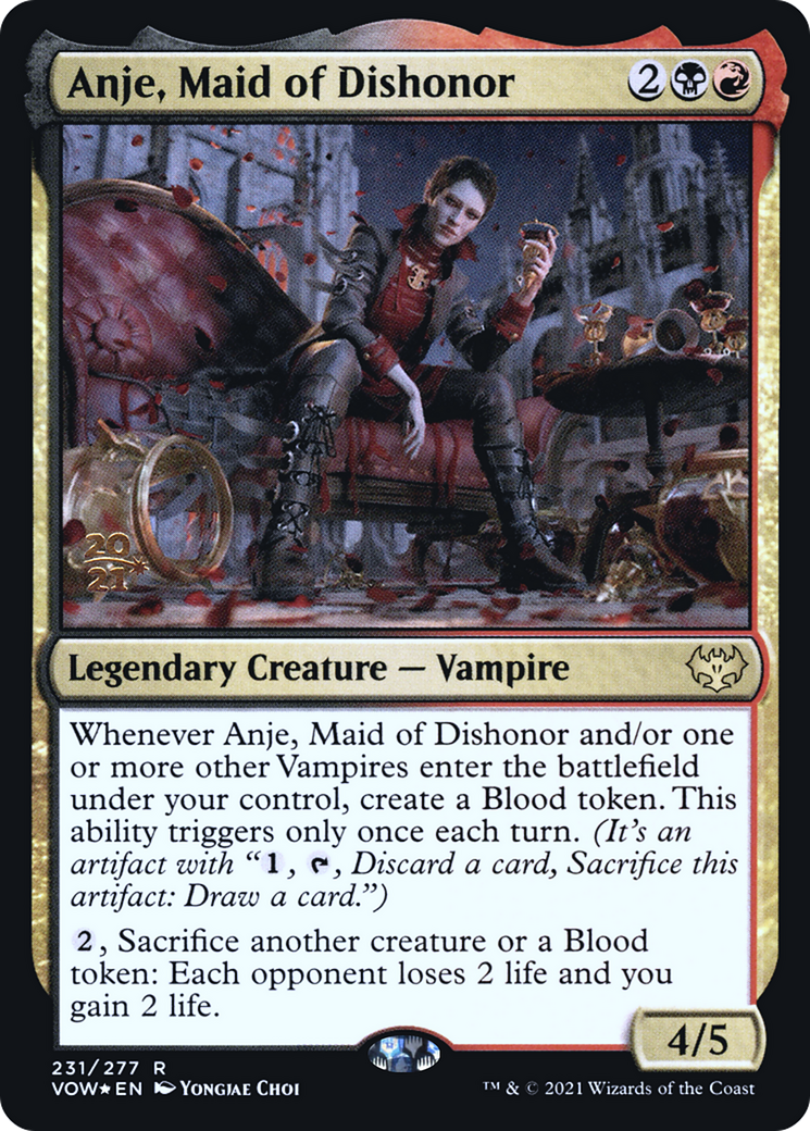 Anje, Maid of Dishonor (231) (Prerelease) - Foil