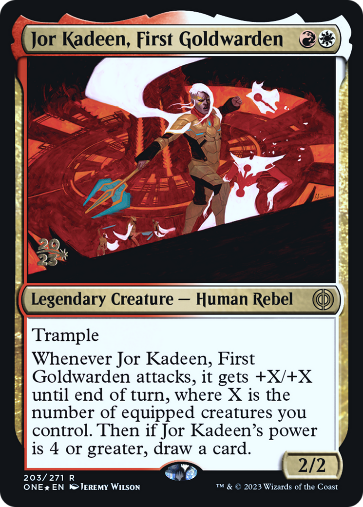 Jor Kadeen, First Goldwarden (203) (Prerelease) - Foil